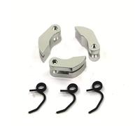 Rc Reemplazar Accesorios Para 1/8 Zapatas De Embrague Aluminio Resortes Placas Fricción Coches RC Camiones Y Rendimiento Suave(Silver)