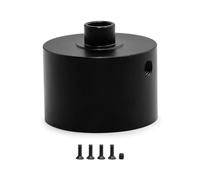 RC Reemplazar Accesorios para Arrma 6S para Kraton Ntotrious para Outcast para Mojave Big para Rock ARA310983 1/7 1/8 Carcasa del Diferencial EXB De Metal De 29 Mm(Black)