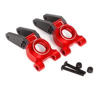 RC Reemplazar Accesorios para Arrma para Gorgon Monster Truck 4x2 1/10 Piezas Mejora Metal Bloque Dirección Soporte Buje Brazo Suspensión Piezas Mejora para Coche RC(Red,Rear Hub Carrier)