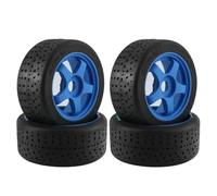 Rc Reemplazar Accesorios Para Arrma Por Infracción Delito Grave Ilimitado 1/7 4 Piezas 5 Radios 100x42mm 42/100 Neumático 17mm Rueda Hexagonal RC Coche Actualización(Blue)