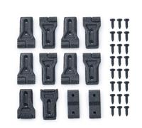 RC Reemplazar Accesorios para Axial para Scx10 III Axi03006 para Gladiator Axi03007 para Wrangler 1/10 Coche Trepador Control Remoto Kit Completo Bisagras para Puerta Ventana Nailon