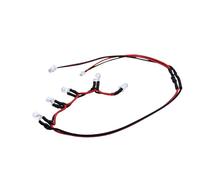 RC Reemplazar Accesorios para FMS para Fcx24 K5 1/24 RC Mejora Coche Piezas Parachoques Delantero Modificado Cabrestante Control Remoto Accesorios Luz Techo(Roof Light)