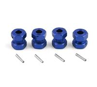 RC Reemplazar Accesorios para Infracciones para Ilimitadas para Mojave para Delitos Graves 1/7 Metal 17 Mm Rueda Extendida Buje Hexagonal Mejoras(Blue)