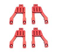 Rc Reemplazar Accesorios Para MNG500 MN86 MN86S MN86K MN86KS 1/12 4 Soportes Metálicos Para Torres Amortiguación Delanteras Traseras Piezas Mejora Coche RC Crawler(Red)