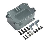 RC Reemplazar Accesorios para SCX10 D90 D110 86100 1/10 RC Actualización Coche Piezas CNC Caja Receptora Aluminio ESC Bandeja Electrónica DIY Chasis Decorativo