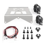 RC Reemplazar Accesorios para Tamiya para Lunch Box Midnight 1/12 RC Monster Truck Cw01 Parachoques Delantero De Acero Inoxidable con Piezas Mejora Chasis Ligero