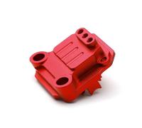 RC Reemplazar Accesorios para Tamiya TA01/TA02/DF01/TOP Force Manta para Ray Cubierta De Caja Cambios Trasera Metal Carcasa XS-TA29165 Piezas Actualización Accesorios(Red)