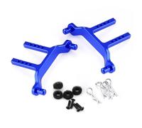 RC Reemplazar Accesorios para Traxxas para Latrax para Desert para Prerunner 1/18 RC Accesorios Actualización Coche ALU Parte Delantera Trasera Cuerpo Soportes Columna La Carcasa(Blue)