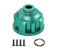 RC Reemplazar Accesorios para Traxxas para MAXX para Slash 1/10 para 2.0 para WIDEMAXX 1/8 Caja Diferencial De Metal Carcasa Piezas Actualización Coche RC Accesorios(Green)