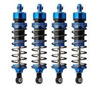 RC Reemplazar Accesorios para Traxxas para Mini para Maxx para Mini para XRT 4 Uds Amortiguador Metal Amortiguador Monster Truck RC Piezas De Mejora Coche Accesorios(Blue)