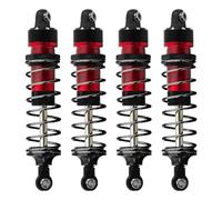 RC Reemplazar Accesorios para Traxxas para Mini para Maxx para Mini para XRT 4 Uds Amortiguador Metal Amortiguador Monster Truck RC Piezas De Mejora Coche Accesorios(Red)