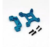 Rc Reemplazar Accesorios Para WLtoys 124016 124018 1/12 RC 4x4 Metal Mejora Piezas Control Remoto Coche Trasero Amortiguador Bastidores(Blue)