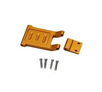 Rc Reemplazar Accesorios Para WLtoys 124016 124018 LC Para RACING EMB-DTH 1/12 RC Modelo Coche De Control Remoto Accesorios Actualización Metal Parachoques Trasero(Yellow)