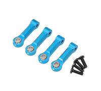 Rc Reemplazar Accesorios Para Wltoys 284131 284161 284010 K989 K969 4 Piezas Parte Superior Fija De Metal Para Brazo Oscilante Carrito Control Remoto Accesorios(Blue)