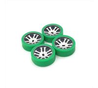 RC Reemplazar Accesorios para WLtoys 284131 K989 Iw04m 1/28 Buje De Rueda para Coche RC para Carreras Neumático Blando Piezas Control Remoto(Green)