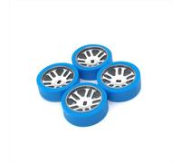 RC Reemplazar Accesorios para WLtoys 284131 K989 Iw04m 1/28 Buje De Rueda para Coche RC para Carreras Neumático Blando Piezas Control Remoto(Blue)