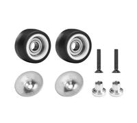 RC Reemplazos Piezas Para TRAXXAS Para Mini Para Maxx Para XRT 4976 7075 Aleación Wheelie Bar Rodamiento Rueda Actualización Accesorios Modificación(Silver)