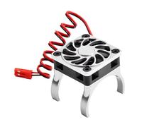 RC Reemplazos Piezas Para TRAXXAS Para Mini Para XRT Para Maxx RC Coche Ventilador Refrigeración Alta Velocidad 18000Rpm 36mm Accesorios Actualización Motor(Silver)