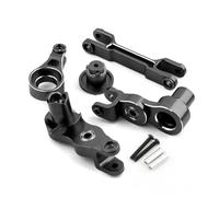 RC Reemplazos Piezas Para Traxxas Para X-Maxx Xmaxx 6S 8S 1/5 Metal Conjunto Brazo Dirección Repuestos Accesorios Para Mejorar Tu Monster Truck Con Control Remoto(Black)
