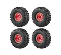 RC Reemplazos Piezas Para TRX4 Para TRX6 Para SCX10 II III Gen8 D90 Para Axial Para Traxxas 1/10 2.2"neumáticos Para Trepador Control Remoto Ruedas Beadlock 4 Uds Con Hexagonal 12mm(Brown)