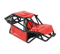 RC Roll Cage Body Shell Nylon Body Roll Cage para Axial SCX10 II 90046 UTB10 Capra 1/10 RC Crawler pieza de actualización (Roja)