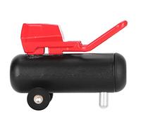 RC Simulation Air Pump, Metal Decorative Accessory for 1/10 RC Car, Realistic Detail Design for TRX4 90046 D90 CC01, DIY Installation Enhances Vehicle Authenticity and Appearance (Negra)