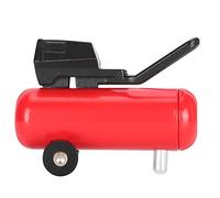 RC Simulation Air Pump, Metal Decorative Accessory for 1/10 RC Car, Realistic Detail Design for TRX4 90046 D90 CC01, DIY Installation Enhances Vehicle Authenticity and Appearance (Roja)