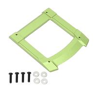 RC Skid Plate Glide Chassis Armour Guard Aluminium Alloy Accessory Set Kit for 1/10 Cars Fit for ARRMA Granite Big Rock Senton 3S Brushless Brush Series (Green)
