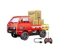 RC Trucks - Vehículo De Control Remoto ABS, Camión De Juguete con Sonidos De Luces, Coche De Carreras De Duradero, Diversión para Juegos En Interiores Y Exteriores | Interactivo Niños Niñas P