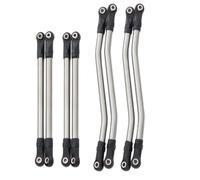 RC Varillas Tracción Compatible con Axial para Capra 1/10 RC Car Part Juego De Barra De Enlace De Dirección De Aleación De Aluminio Accesorios De Repuesto