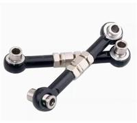 RC Varillas Tracción Compatible con HSP 102017 122017 1/10 RC Car 2 Piezas De Enlaces Delanteros Y Traseros para Sonic Servos Link 02012, Piezas De Actualización, Accesorios