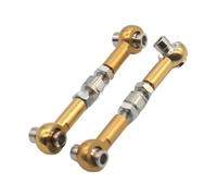 RC Varillas Tracción Compatible con HSP 102017 122017 1/10 RC Car 2 Piezas De Enlaces Delanteros Y Traseros para Sonic Servos Link 02012, Piezas De Actualización, Accesorios