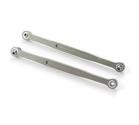 RC Varillas Tracción Compatible con Xmaxx 1/5 RC Car Part 2 Piezas Juego De Enlace De Dirección Distancia Entre Ejes De Aleación De Aluminio Juego De Barras De Enlace Dirección RC