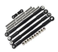 RC Varillas Tracción para ARRMA 1/7 FIRETEAM Big para Rock 1/8 para Kraton para Notorious OUTCAS EXB para Talion 6S Varilla De Dirección Metal Piezas Coche RC(Black)