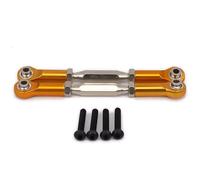 RC Varillas Tracción para Axial para Yeti para Rock para Racer AX90026 Servo Enlace Trasero Delantero Dirección Aluminio para Desierto para Buggy Piezas Oruga Todoterreno(Yellow)