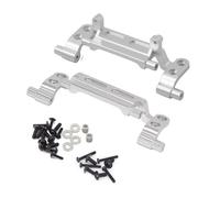 RC Varillas Tracción para MN168 New99S para MN78 1/12 Varilla Amarre Eje Trasero Delantero Metal para Soporte Asiento Base Tracción Piezas Mejora Repuesto Coche RC(Silver)