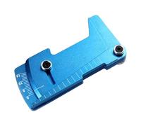 Rc Vehicle Height Gauge, RC Car Ride Height Measurement, Portable Height Gauge for Rc Vehicles, Adjustable Aluminum Alloy Gauge Tool for Tire Adjustment, 11x9x1cm/4.33x3.54x0.39 pulgadas