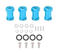 RC Wheel de aluminio Hex Adaptador de Extensión de extensión de 15 mm Accesorios de accionamiento Hex de extensión para Traxxas Mini E Revo 1/16 Accesorios de actualización de (Azul)