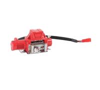 RC Winch, Metal 1/10 RC Crawler Simulación Winch Torno de Alta Resistencia y A Prueba de Daños Repuesto para SCX10 (Rojo)