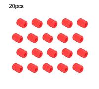RC121 Silicone Bike Line Tube Protector 20pcs Cubierta protectora de manga de bicicleta de silicona suave para la montaña para el marco de bicicleta de montaña Línea de freno (Verde (versión (Rojo)