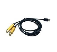 Rca Female To Type-c Usb C Signal Video Av Audio Cable Connector Lead Cord 0.8m Zekai