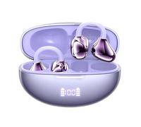 RCA TUNE-88 AI Translator Earbuds Pro, Bluetooth 5.4 Auriculares de oreja abierta, traducción en tiempo real 133 idiomas, tiempo de reproducción de 20 horas, ultra graves, clip a prueba de sudor
