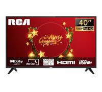 RCA TV 40 Pulgadas Full HD LED No Smart Televisores Sintonizador Digital DVB-T/T2-C-S/S2 con HDMI, Ci/Ci+, USB Grabador Reproductor, Modo Hotel - iRB40H3