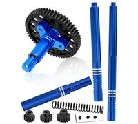 RCarmubWow 32P 57T Slipper & Center CVD Upgrades Part for 1/10 Granite Senton Vorteks Big Rock 3S & 550, Kraton Outcast 4S, ejes de transmisión centrales y engranaje RC de acero con piñones 15T 16T