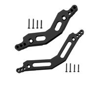 Rcarmumb RC Upgrades parte para 1/10 Arrma Granite/Senton/Vorteks/Big Rock 3S BLX &Mega550, 1/10 Outcast/Kraton 4S BLX 4WD, 1/8 Vendetta/Typhon 3s blx &Mega550, aleación frontal trasera torre de choque salta, negro