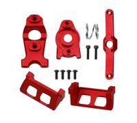 Rcarmumb RC Upgrades - Pieza para 1/16 Traxxas E-Revo/Mini Slash/Mini Summit, protector de manivela de dirección y servo guardias, placa de cubierta de servo de dirección, color rojo