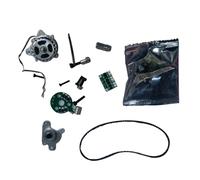 RCARTOYRTR Micro generador de 10 W + puente rectificador + regulador de voltaje + correa + soporte de polea de distribución, kit de generación de energía modificado para modelo de motor L4-205-OHV