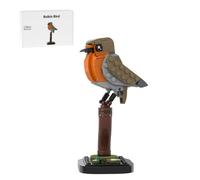 RCARTOYRTR Robin - Juego de bloques de construcción para pájaros, juguete educativo de animales, modelo de pájaro para sala de estar u oficina creado por SKABRAM, kit de maquetas de pájaros para
