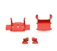 RCAWD Bandeja de batería de aleación Esc Bandeja trasera de choque para Axial 1-24 Scx24 Ford Bronco Crawlers