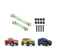 RCAWD Ejes de transmisión centrales para actualizaciones TRAXXAS TRX4M, ejes delanteros y traseros CVD para Defender y para Bronco, piezas 1/18 #9755#97054-1#97074-1 verde